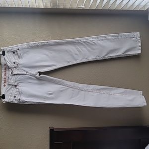 Rock Revival Low-rise White Skinny Jeans. Size  28